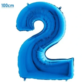 Folyo Balon Harf Mavi 2