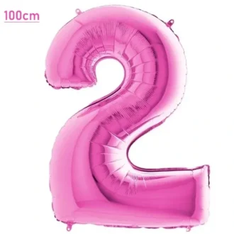 Folyo Balon Harf Pembe 2