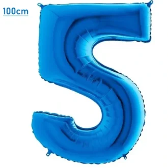 Folyo Balon Harf Mavi 5
