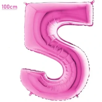 Folyo Balon Harf Pembe 5