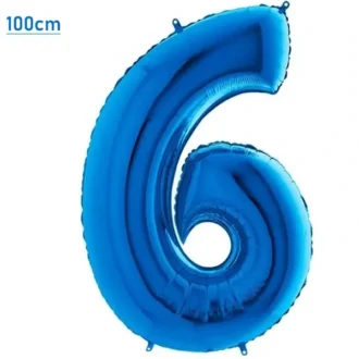 Folyo Balon Harf Mavi 6