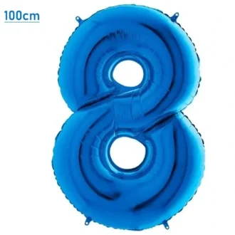 Folyo Balon Harf Mavi 8