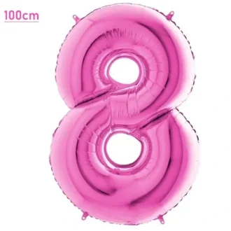 Folyo Balon Harf Pembe 8