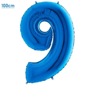 Folyo Balon Harf Mavi 9