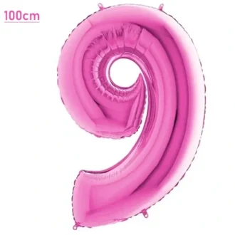Folyo Balon Harf Pembe 9