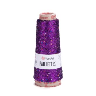 Yarn Art Paillettes 8009 - Mor