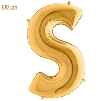 Folyo Balon Harf Altın S