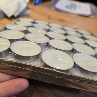 Alternative view of Tealight Mum Beyaz 50li