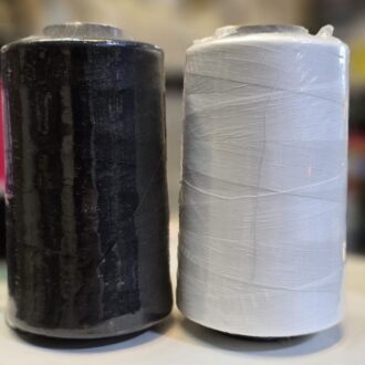 Bora Polyester Dikiş İpi 5000m - Siyah ve Beyaz