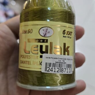 Leylak Polyester Dantel İpliği 100g No: 50 6 Kat - 732 - Yeşil