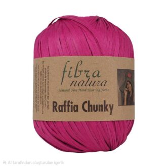 Fibra Natura Raffia Chunky 114-33 - Fuşya