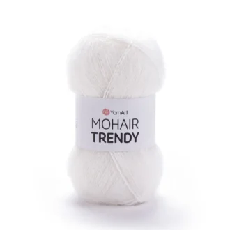 Yarn Art Mohair Trendy - 101 - Beyaz