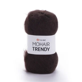 Yarn Art Mohair Trendy - 123 - Acı Kahve