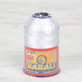 Yabalı Polyester Nakış İpi 100 g - Karbeyaz