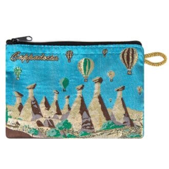 Kapadokya Desenli Dokuma Cüzdan - 20 Adet