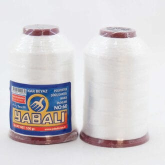 Yabalı Polyester Nakış İpi 100 g - Karbeyaz - 4 Kat