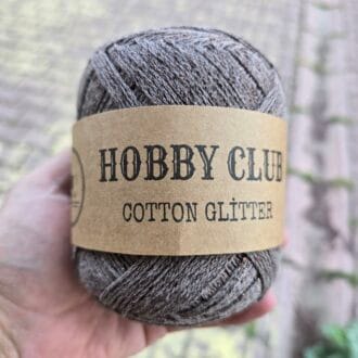 Hobby Club Cotton Glitter - 040 - Kahve