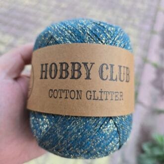 Hobby Club Cotton Glitter - 238 - Petrol