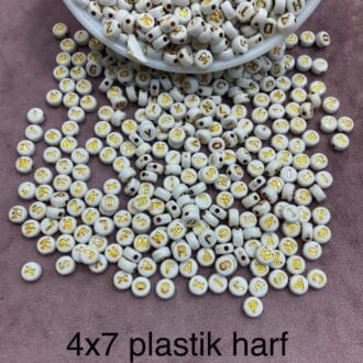 Plastik Harf Paket - 500g - Yassı Altın