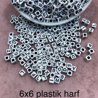Plastik Harf Paket - 500g - Zar Siyah