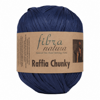 Fibra Natura Raffia Chunky 114-43 - Koyu Lacivert